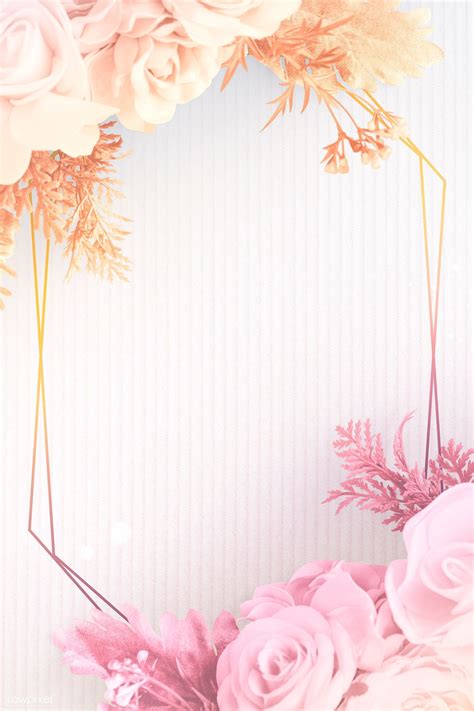 Blank golden floral frame design | premium image by rawpixel.com ...