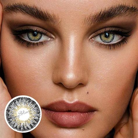 Forest Ember Brown Grey Colored Contact Lenses C36 – BlingBlingEyes ...