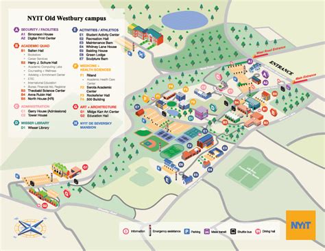 New York Institute of Technology // Campus Map :: Behance