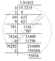 Find the Square Root the Following Correct to Three Places of Decimal ...