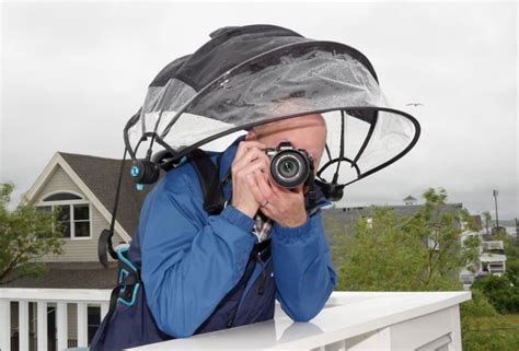 Nubrella is a Hands-Free Umbrella That Can Keep Your Camera Dry