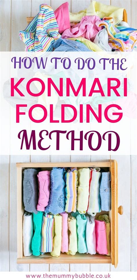 How to do the KonMari folding method | Konmari folding, Folding baby ...