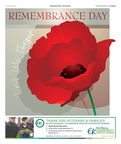 Remembrance Day 2021 by The Free Press, Fernie - Issuu