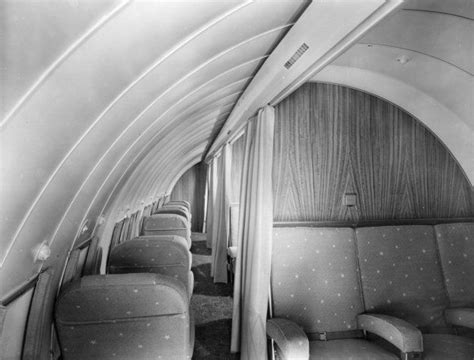 Interior of the Boeing 307 (Stratoliner) owned by Howard Hughes ...