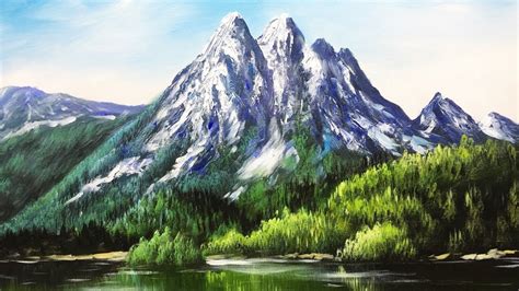 Acrylic Mountain Paintings