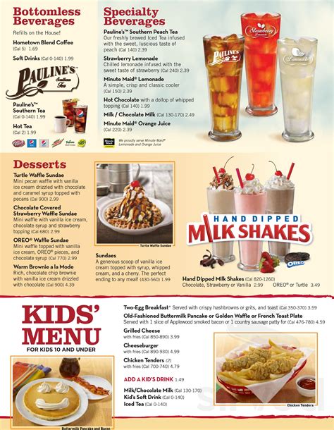 Huddle House menu in Newnan, Georgia, USA