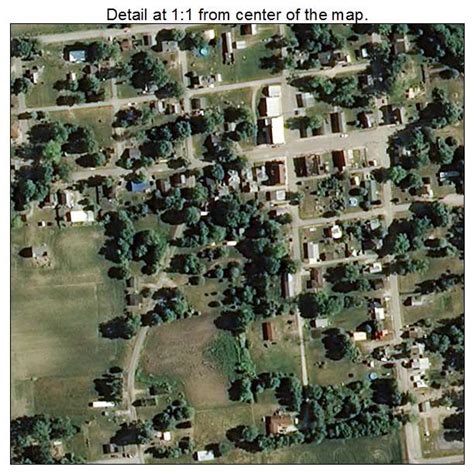 Aerial Photography Map of Macy, IN Indiana