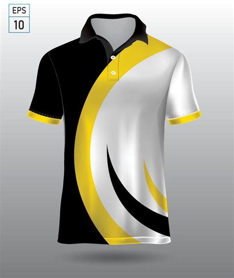 Sublimation Polo Shirt Templates Design Uniform Vector | T shirt design ...