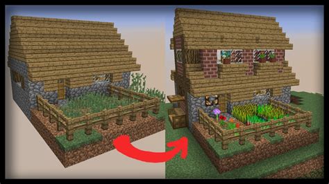 👌 Minecraft: Let's Transform a Villager House! - YouTube