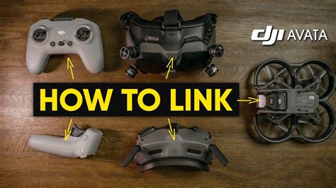 How To Link DJI AVATA to Goggles v2 & FPV Controller 2 - YouTube