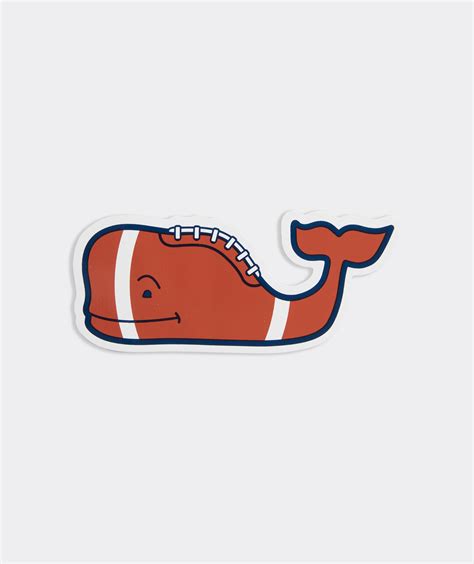 Shop Football Whale Sticker at vineyard vines