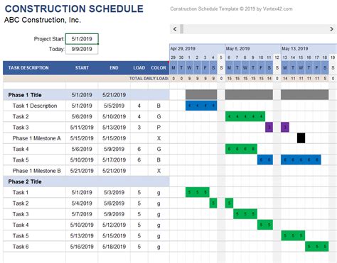 Schedule Sample Excel ~ Excel Templates