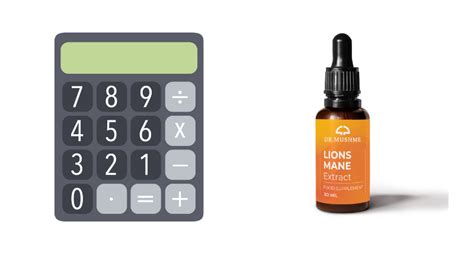 Lion's Mane Dosage Calculator | Dr. Mush Me