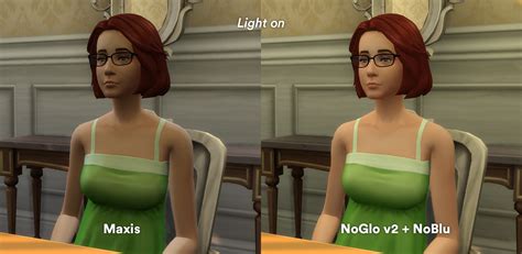 I released the NoGlo mod about a year and a half... - Luumia Sims