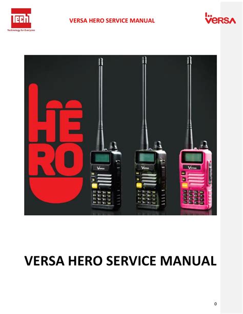 VERSA HERO SERVICE MANUAL Pdf Download | ManualsLib