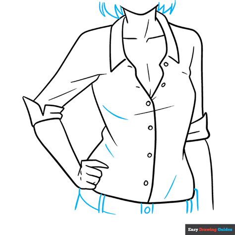 How to Draw an Anime Shirt - Easy Step by Step Tutorial