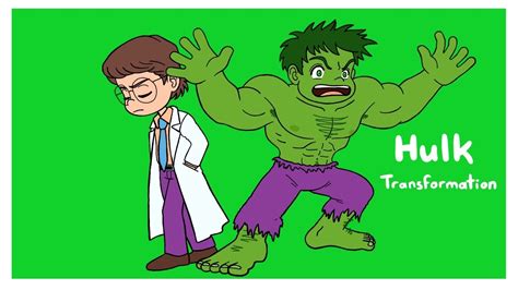 Green Hulk Transformation | Animation | Bruce Banner - YouTube