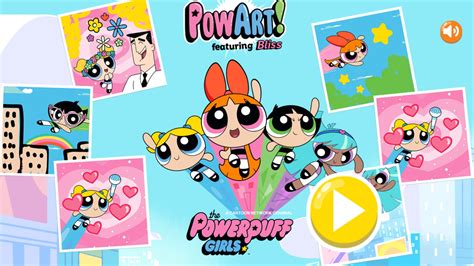 POW Art featuring Bliss | The Powerpuff Girls Games | Cartoon Network