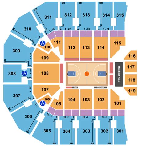 Bob Carpenter Center Seating Chart Concert | Elcho Table