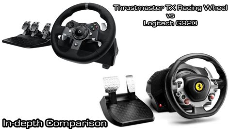 Thrustmaster TX Racing Wheel vs Logitech G920 - In-depth Comparison ...