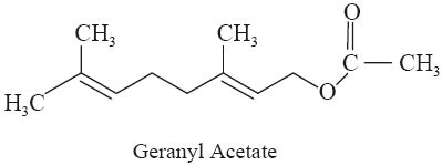 Geranyl Acetate (oil of citronella, petit grain, lemon-grass, coriander ...