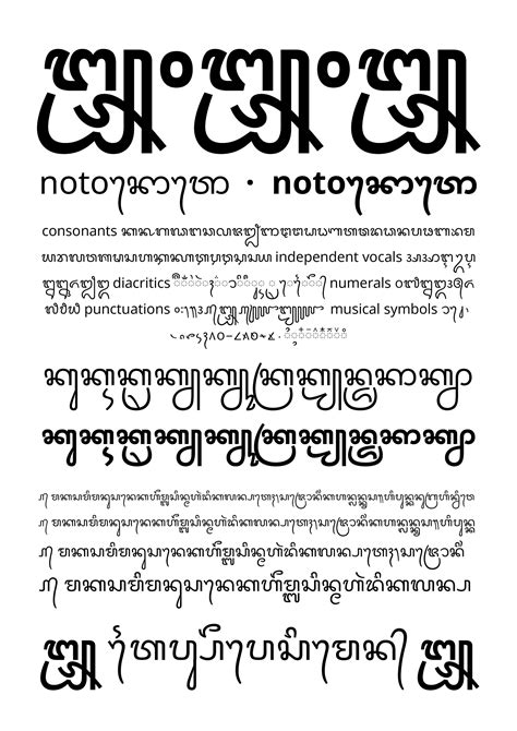 Balinese font: Noto Sans Balinese :: Behance