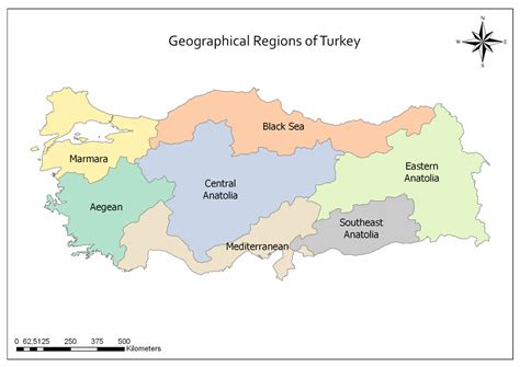 Geographical Regions of Turkey | Mappr