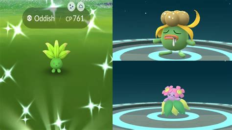 Pokemon Go Shiny Oddish Evolutions - img-wut