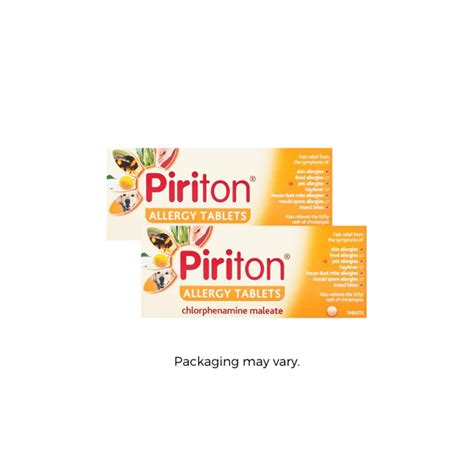 Piriton tablets (Packsize 60) – Pharma Supplies