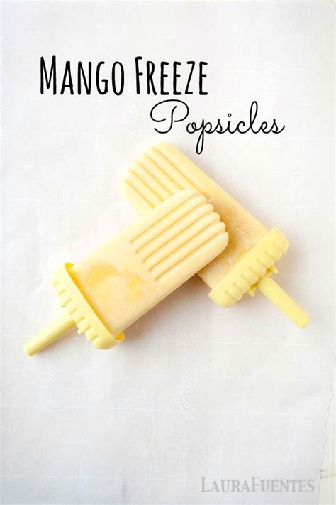 Easy Mango Coconut Freeze Popsicles | Recipe | Frozen popsicles, Real ...