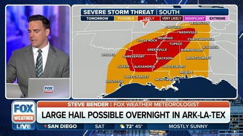 Severe weather threatens South tonight and into weekend | Latest ...