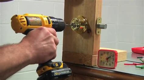 Lock Strength Test - Drill Out Kwikset Deadbolt Lock (BHMA Grade 3 ...