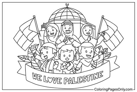 Coloring Page Free Palestine - Free Printable Coloring Pages