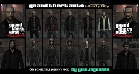 GTA TLAD Customizable Johnny mod by LuanJaguar93 file - ModDB