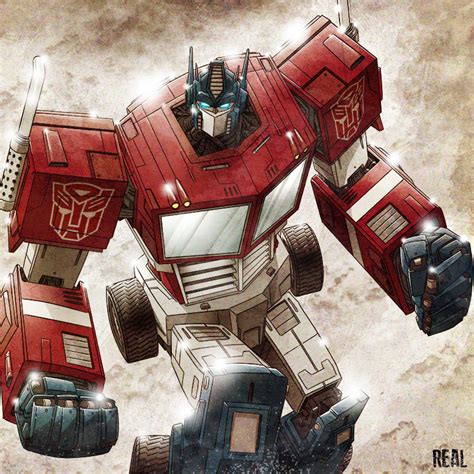 Optimus Prime Fanart | Domestika