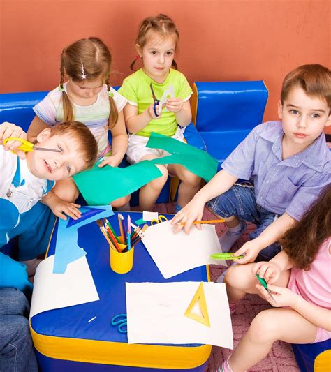 Kindergarten Class Playing