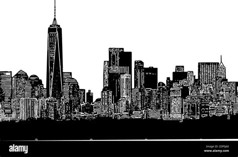 New York Skyline vector graphic Stock Vector Image & Art - Alamy