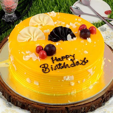 Exotic Mango Birthday Cake - 1 Kg | Cakes to Patna