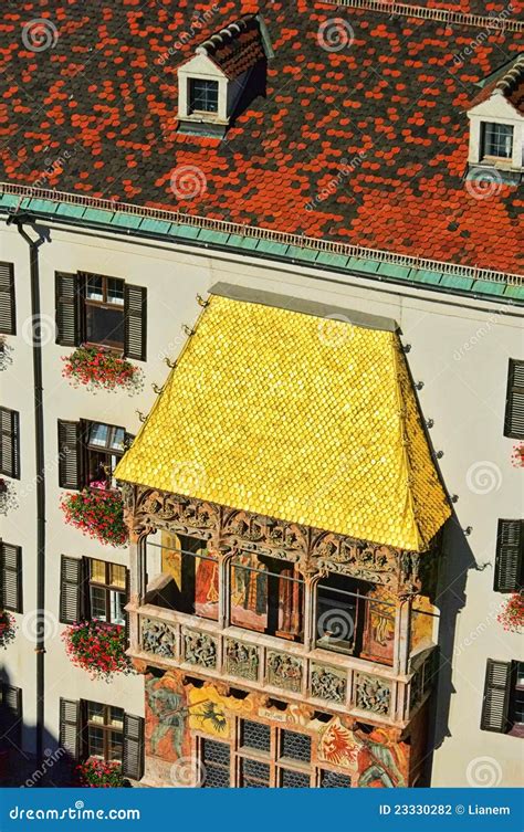 Innsbruck Golden Roof stock photo. Image of front, architecture - 23330282