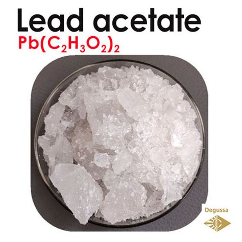 Lead Acetate - Lead(II) acetate trihydrate - chemical compound