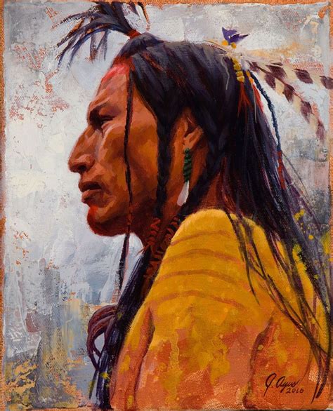 Lakota Gaze | Lakota Warrior Painting | James Ayers | Native american ...