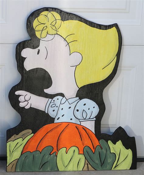 LINUS & SALLY SET ~ PEANUTS Great Pumpkin ~ HALLOWEEN LAWN ART ~ YARD ...