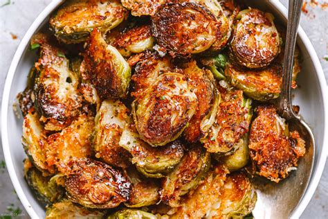 Parmesan Roasted Brussels Sprouts Recipe – How to Roast Brussels ...