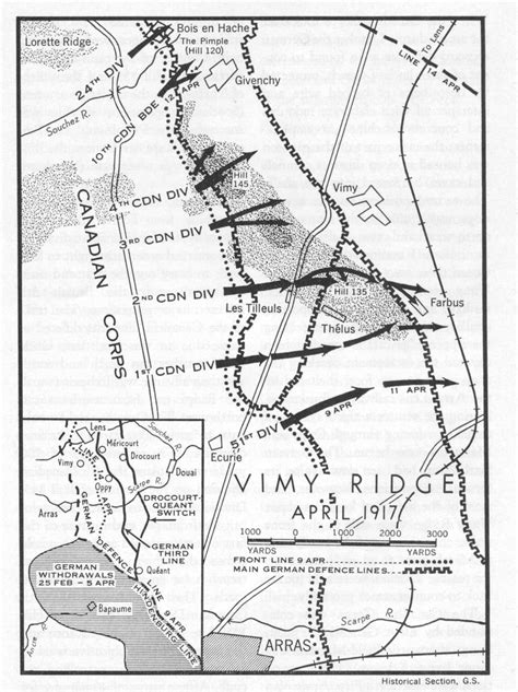 Vimy Ridge is located in the north of France, The battle was along the ...