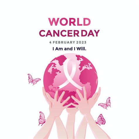 World Cancer Day Campaign logo. World Cancer Day poster or banner ...