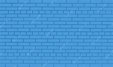 Premium Photo | A blue brick wall that is made of bricks.