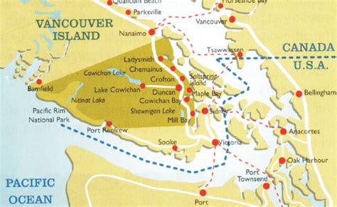 Map of Cowichan Valley, Vancouver Island | Laurie Constantino