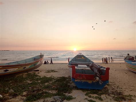 Malpe beach, beach boat, blue, sunset, HD wallpaper | Peakpx