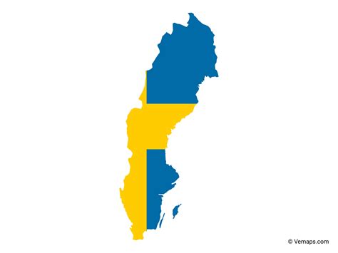 Flag Map Of Sweden Free Vector Maps | sexiezpix Web Porn