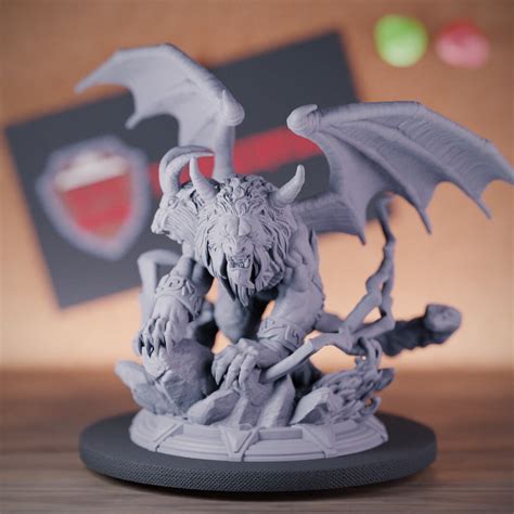 Chimera Manticore Miniature Dungeons and Dragons Mini RPG Tabletop ...